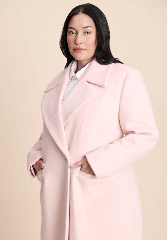 Textured Long Coat image number 3