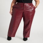 Croc Faux Leather Pant image number null