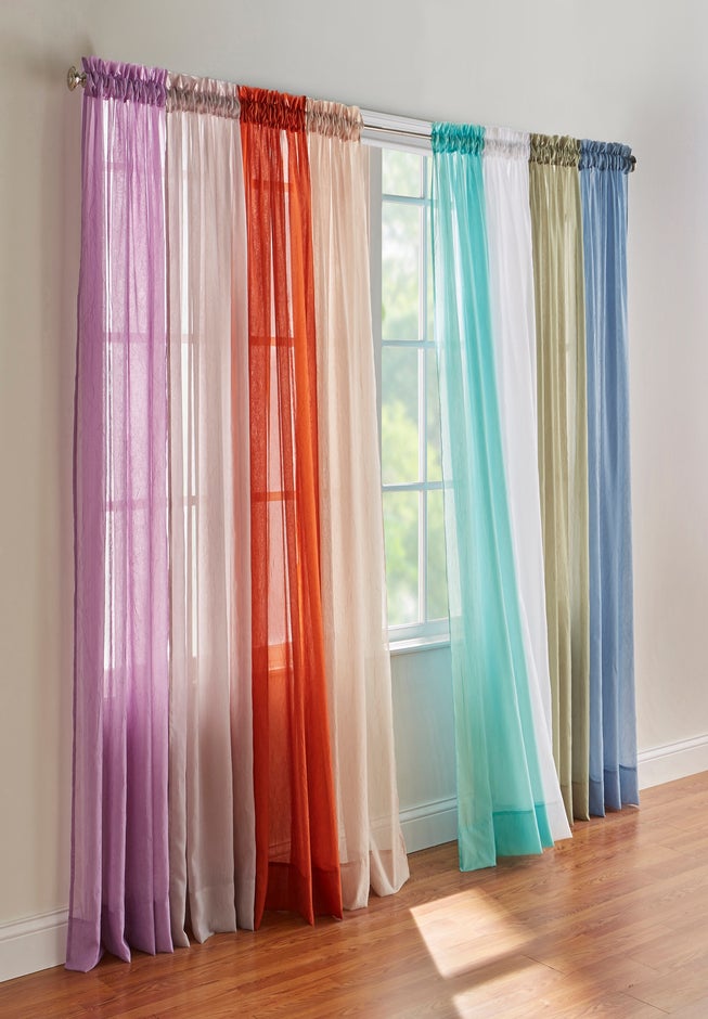 BH Studio Crushed Voile Rod-Pocket Panel image number 4
