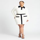 Pull On Sweater Mini Skirt image number null