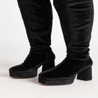 Fiona Velvet Over the Knee Platform Boot image number null