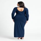 Maxi Dress W Back Cutout image number null