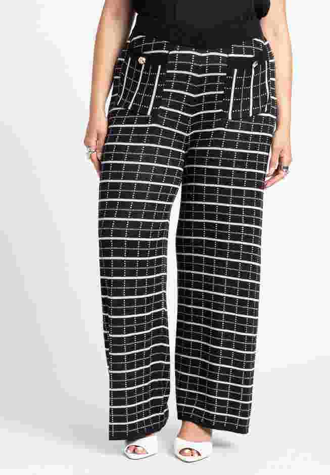 Knit Tweed Wide Leg Pant image number 1