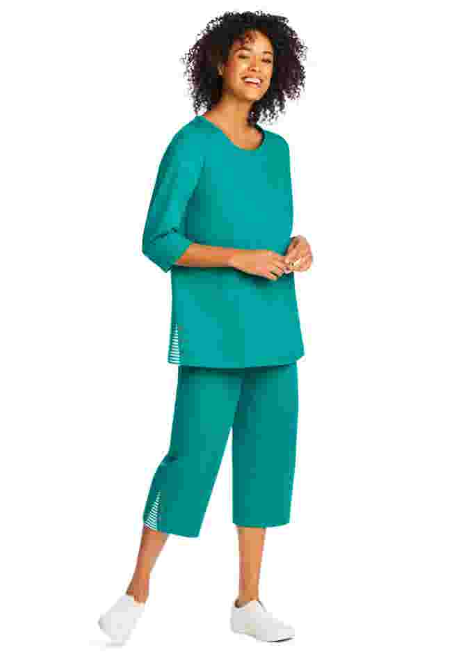 2-Piece Striped French Terry Set image number 0