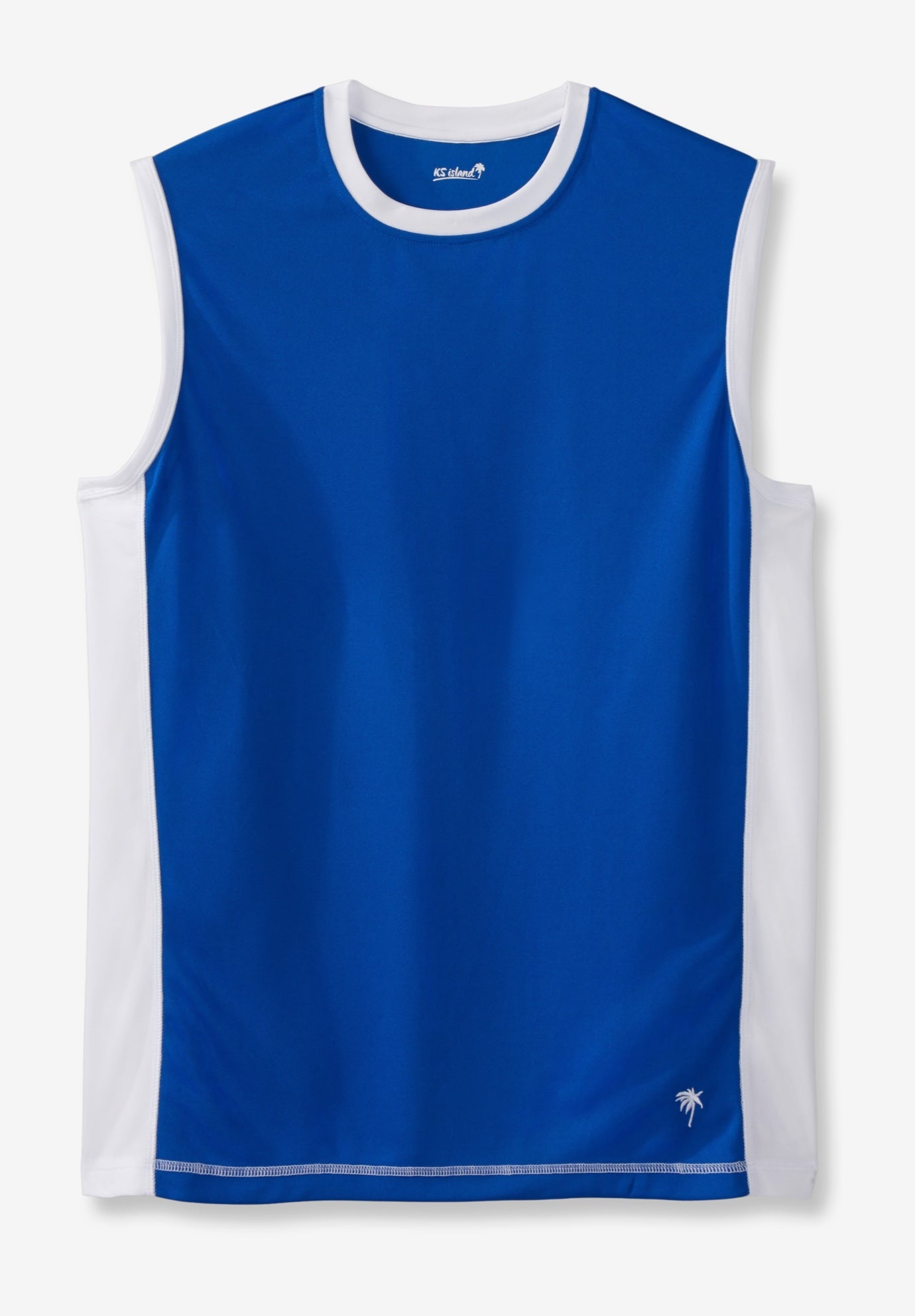 Cling-Free Swim Muscle Tank image number 0
