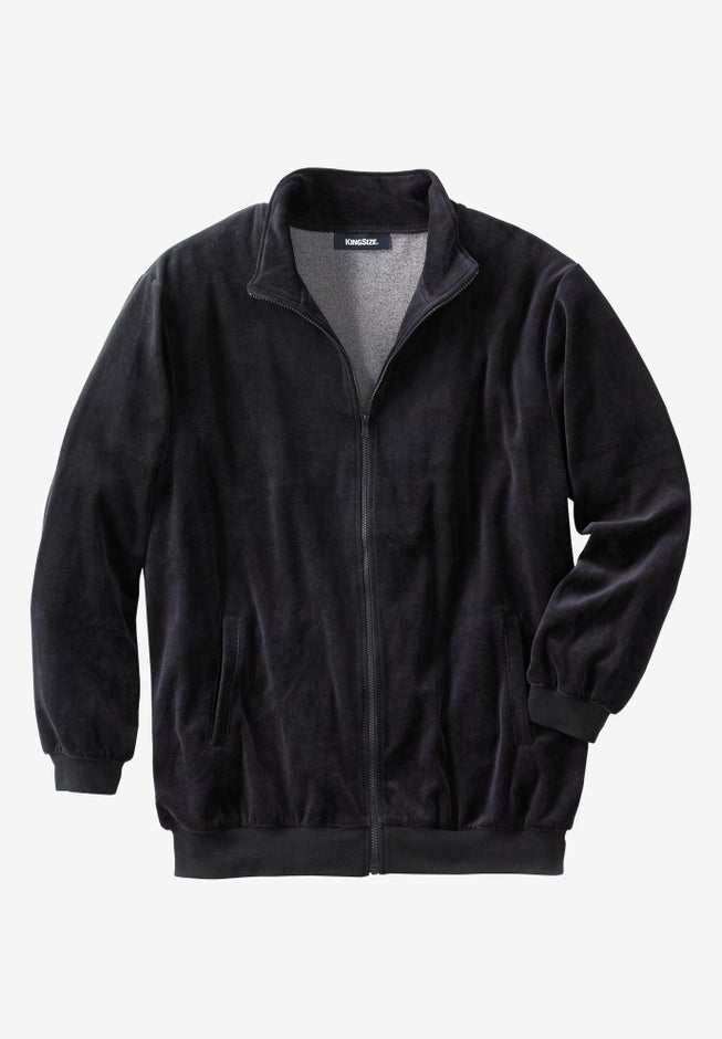 Velour Full-Zip Jacket image number 0