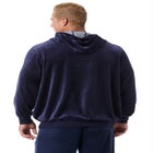 Velour Long-Sleeve Pullover Hoodie image number null