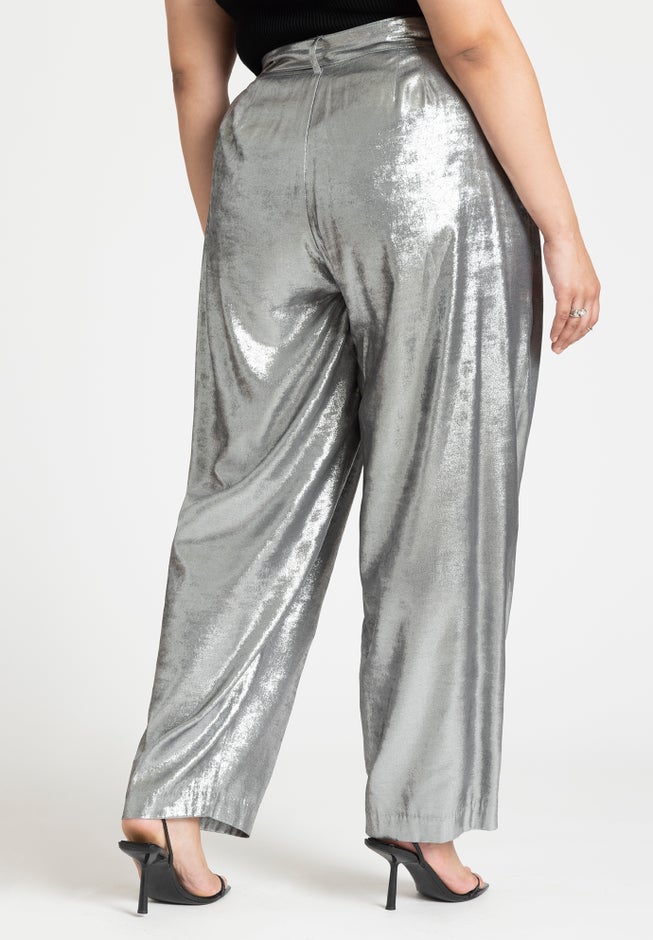 Belted High Waisted Straight Leg Trouser image number 2