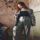 Belted High Waisted Straight Leg Trouser image number null