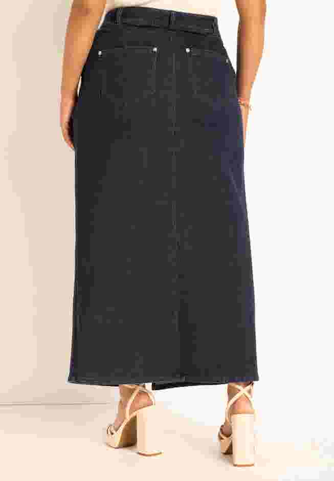 Denim Maxi Skirt image number 3
