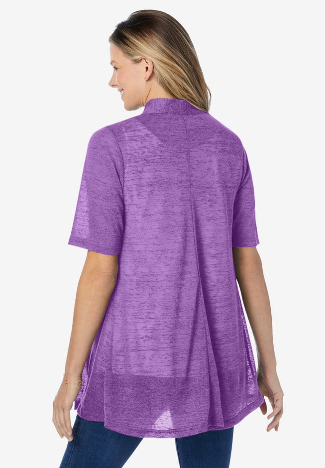 Lightweight Open Front Cardigan image number 2