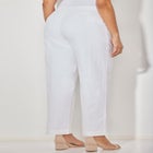 Knit Waist Linen Pant image number null