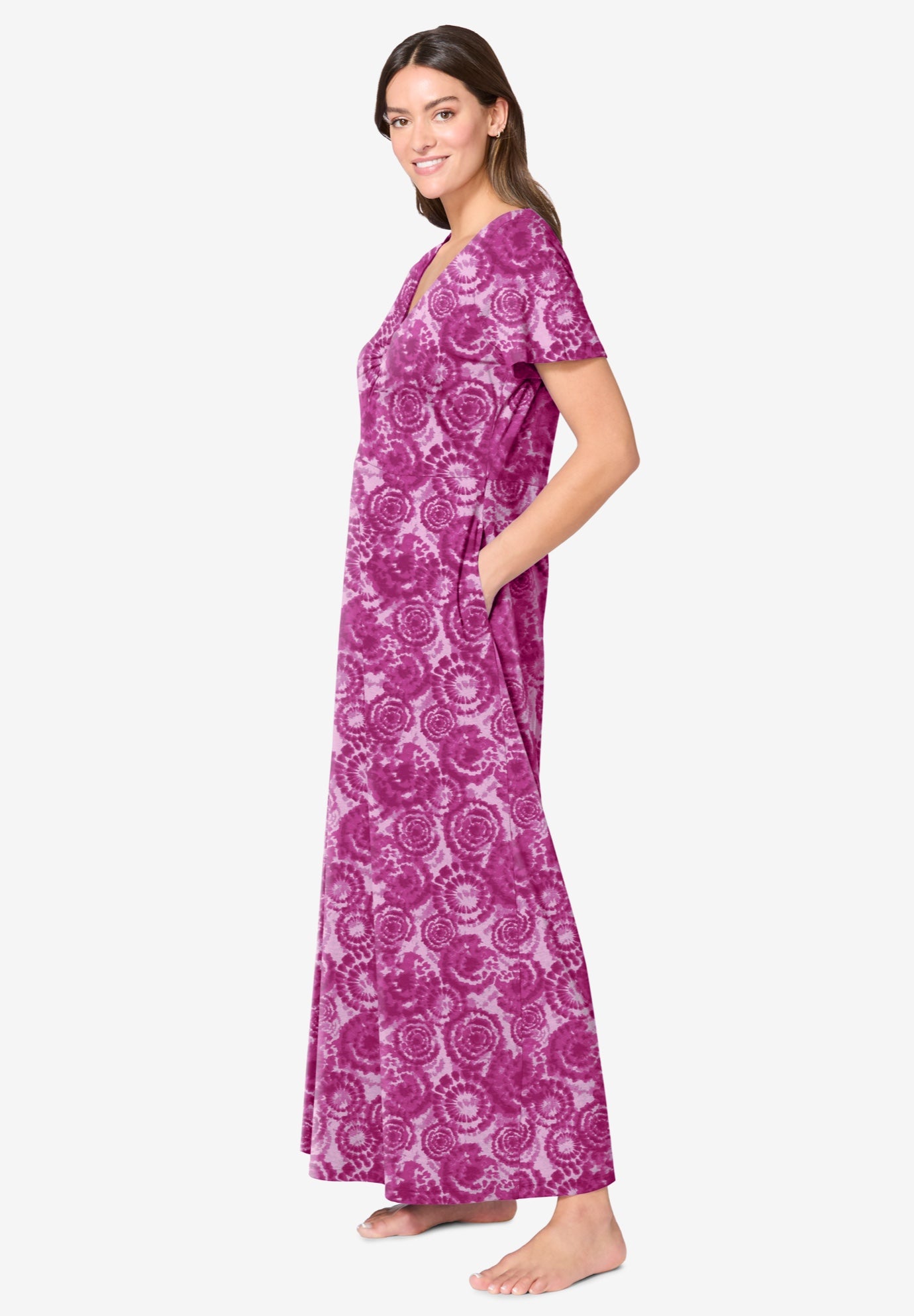 Avenue Body Ruche Maxi Gown image number 2