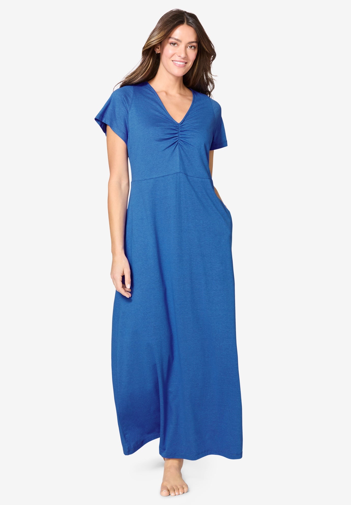 Avenue Body Ruche Maxi Gown image number 0