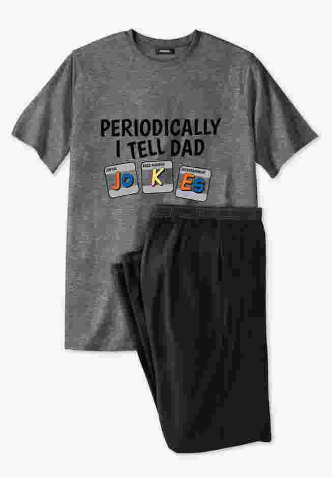 Lightweight Cotton Novelty PJ Set image number 0
