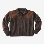 Patch Sweater with Mock Neck image number null