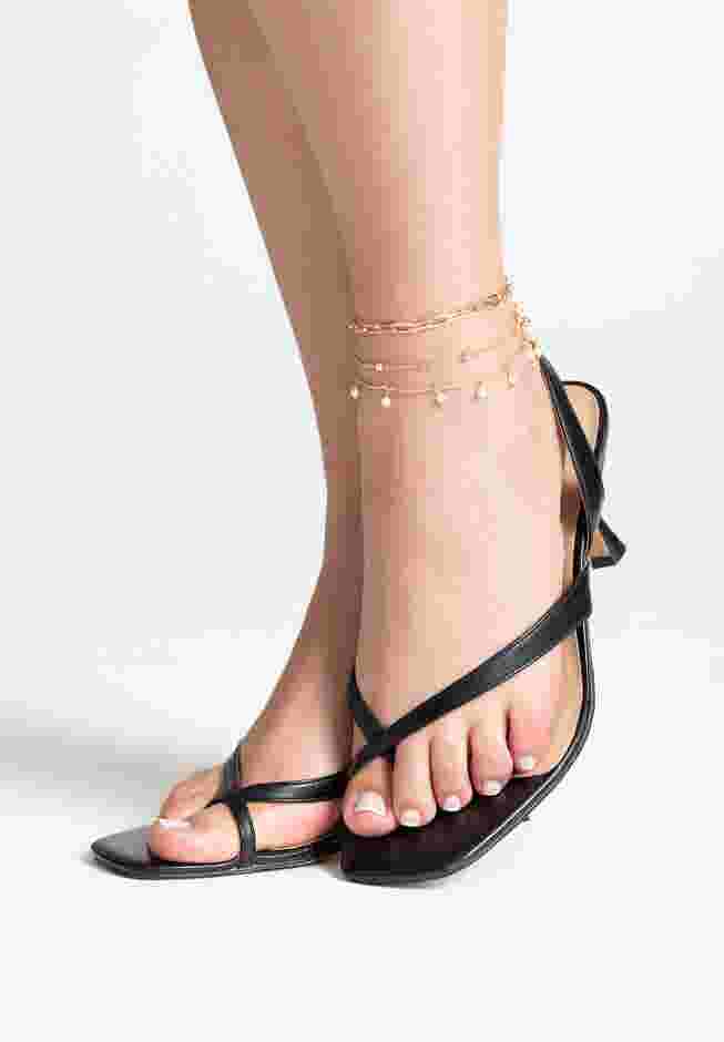 Three Row Pearl Anklet image number 0