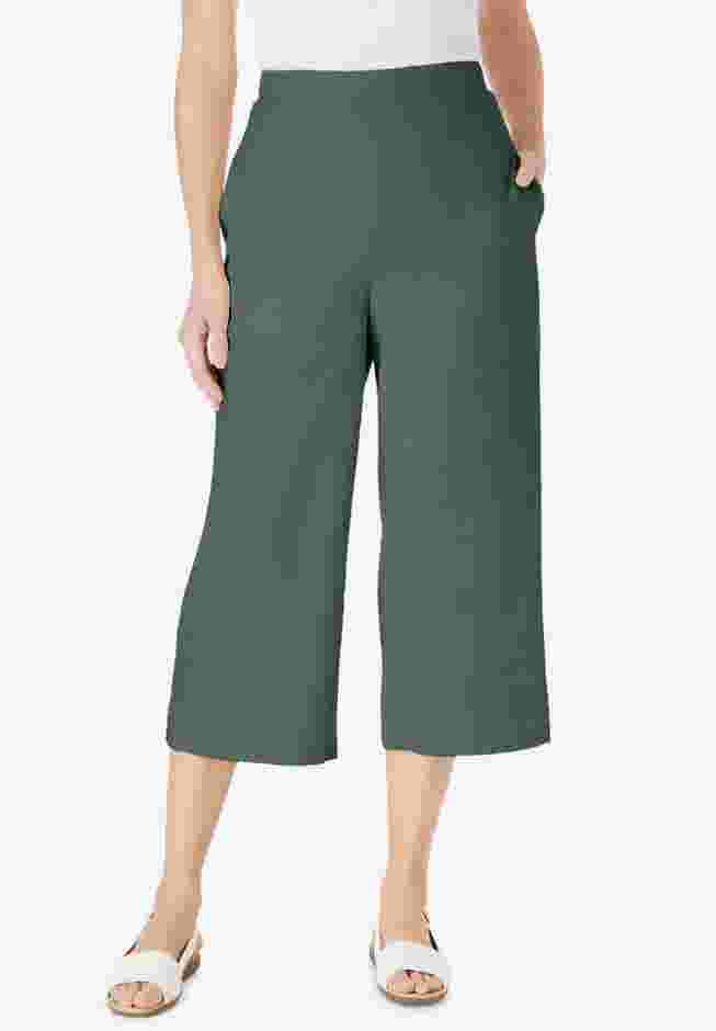 Linen Capri image number 0