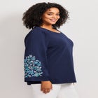Novelty Bell Sleeve Top image number 2