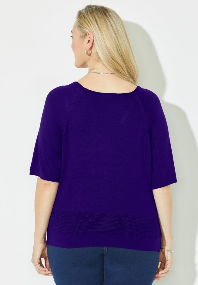 Elbow Sleeve Shrug Cardigan image number 1