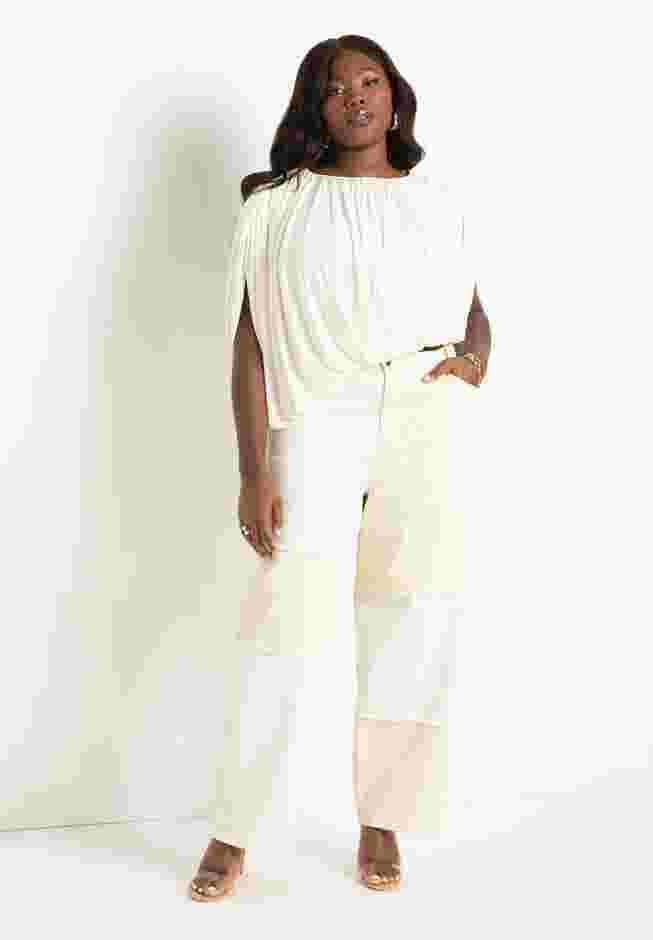 Draped Cropped Top image number 3