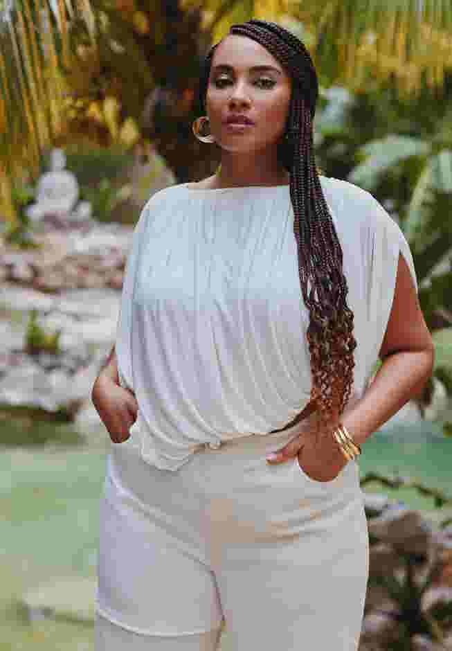 Draped Cropped Top image number 0