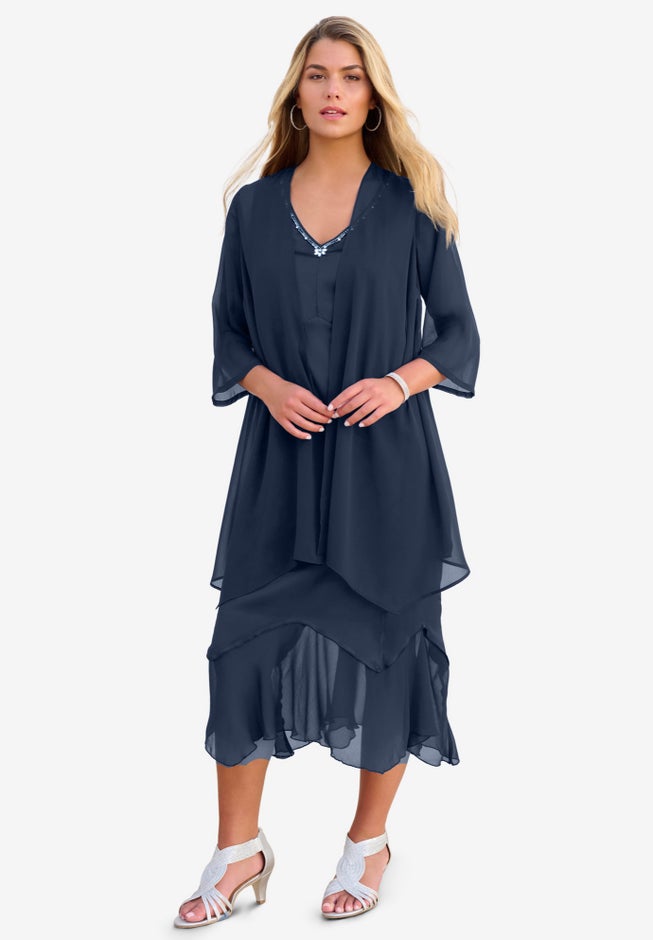 Embellished Jacket Dress image number null