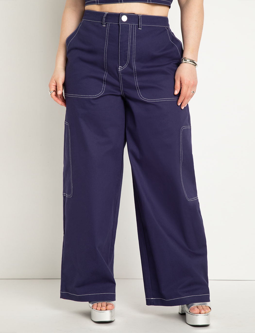 Contrast Stitch Utility Pant image number 1