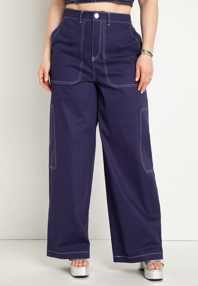 Contrast Stitch Utility Pant image number 1