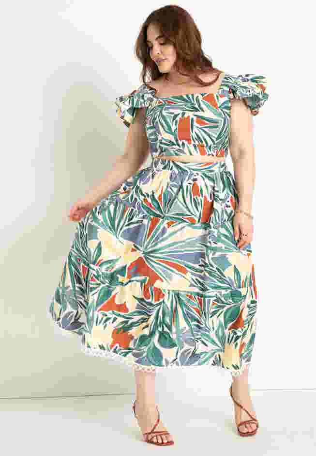 Maxi Tiered Skirt image number 2