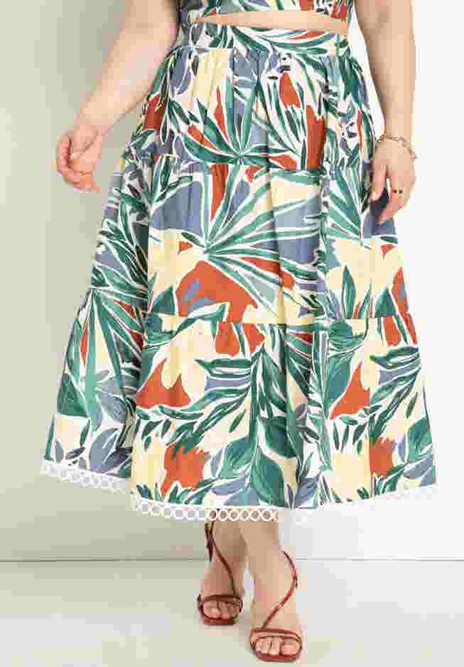Maxi Tiered Skirt image number 3
