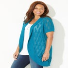 Pointelle Cocoon Cardigan image number null