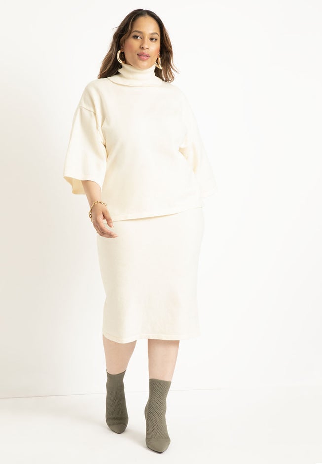 Midi Sweater Skirt image number null