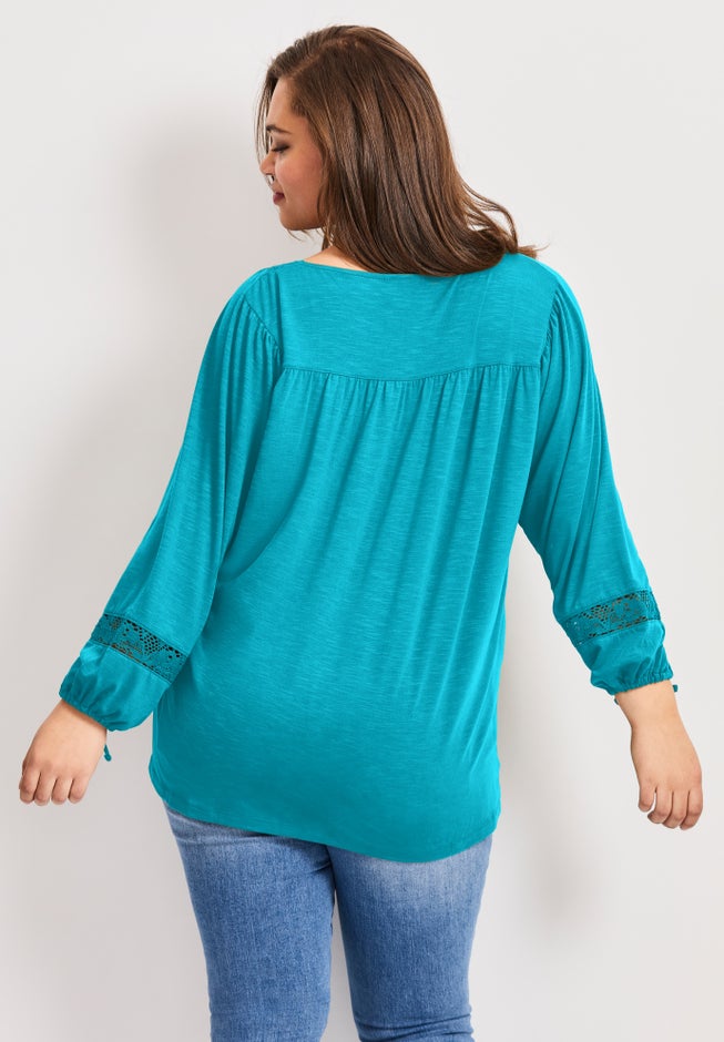 Crochet Trim Top image number 1