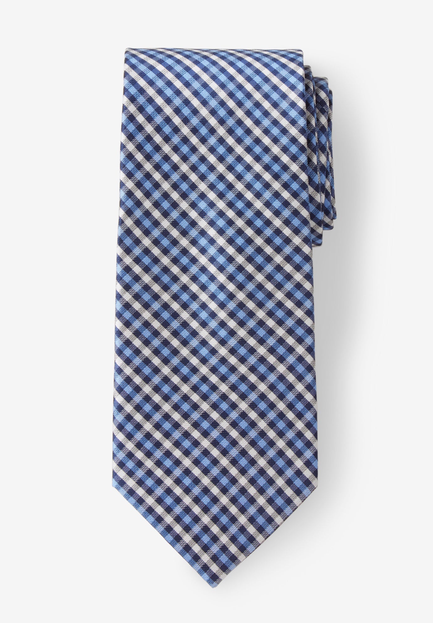 Extra Long Check Tie image number 0