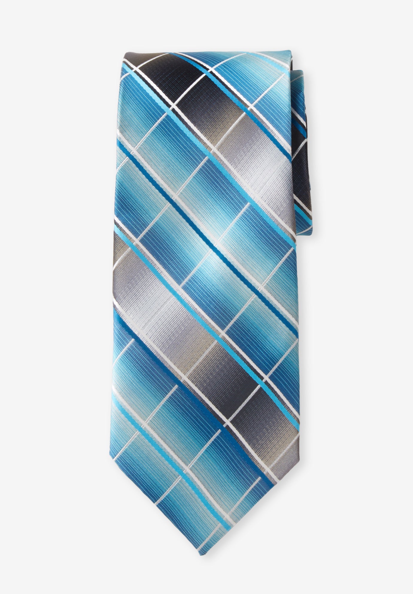 Extra Long Check Tie image number 0