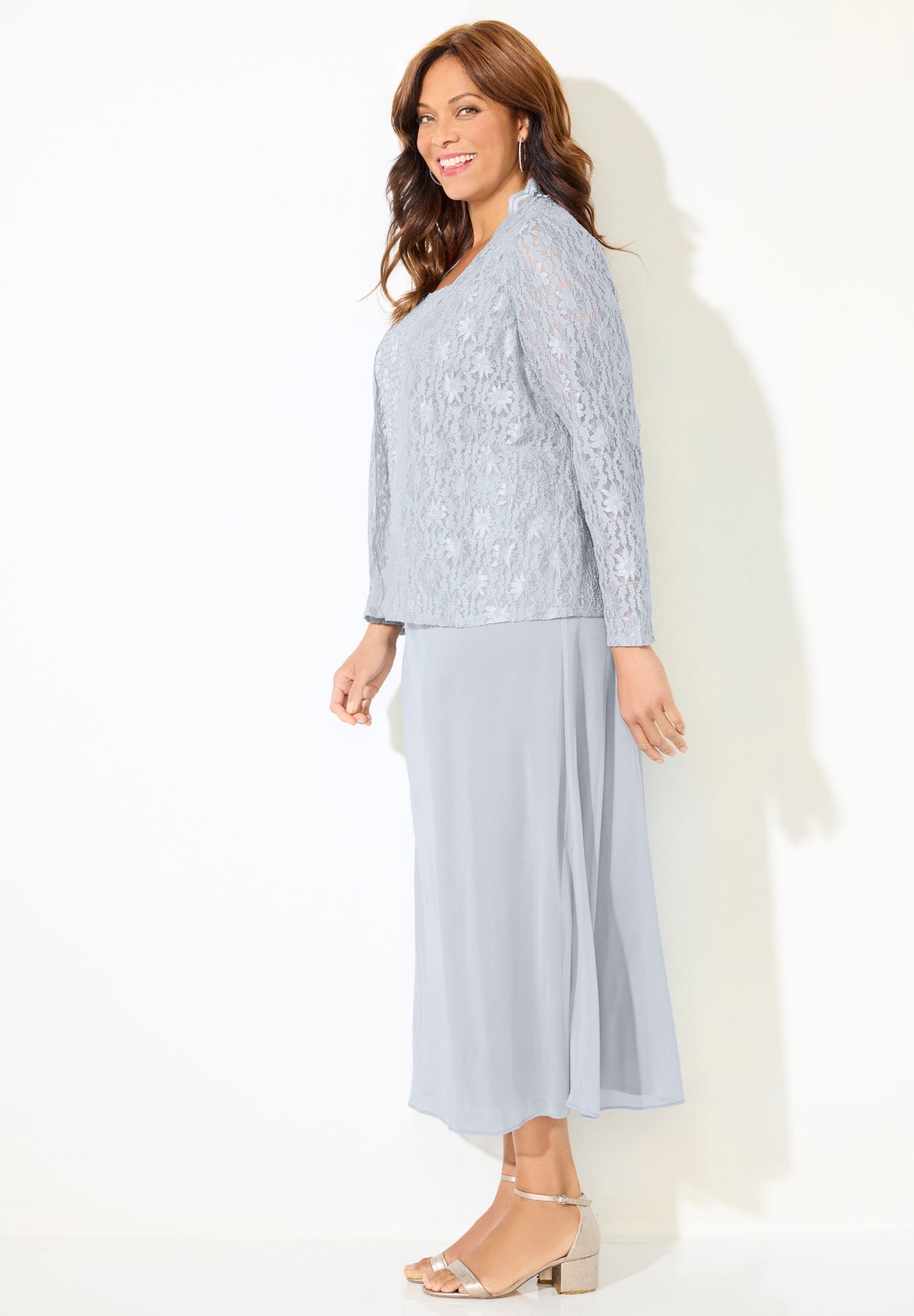 3-Piece Lace Pant Suit image number 2