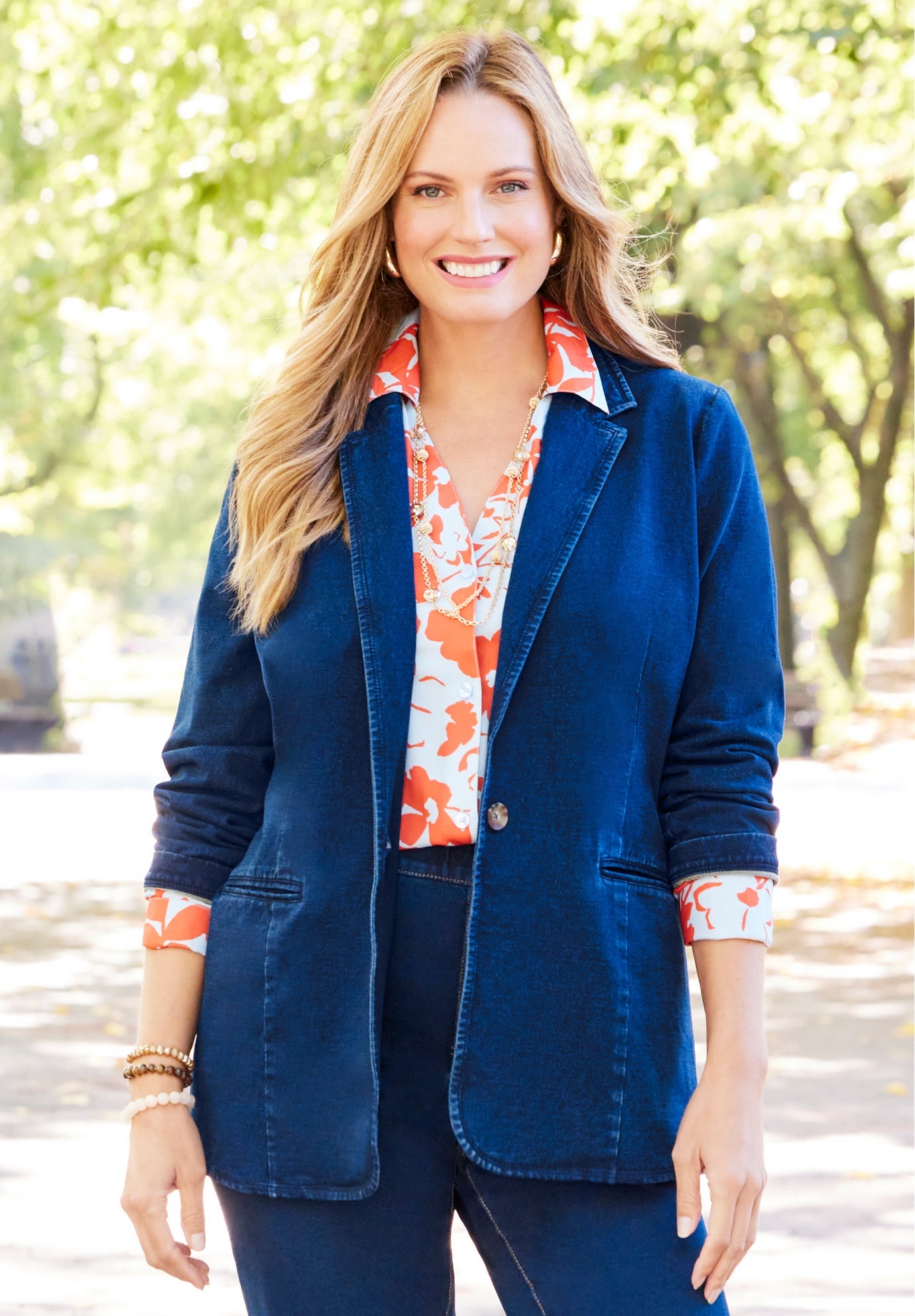 Knit Jean Blazer image number 0