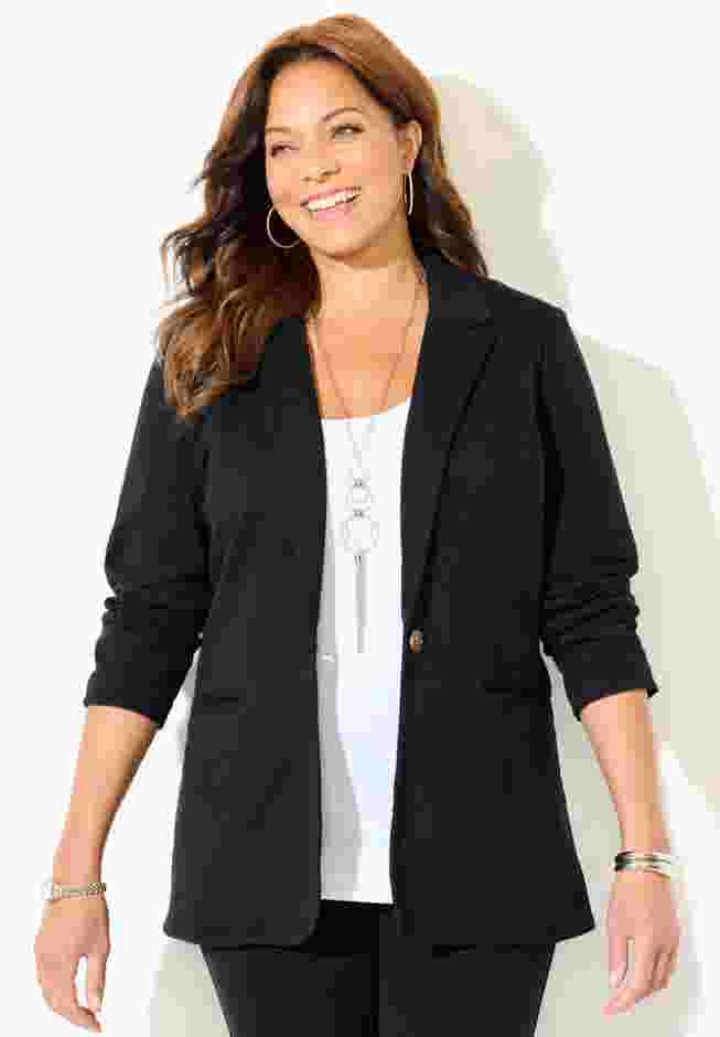 Knit Jean Blazer image number 0