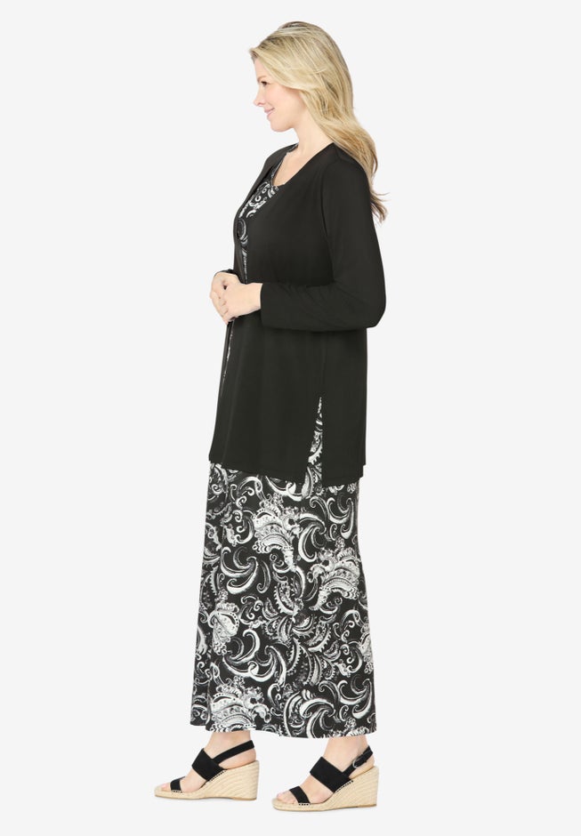 Tropical Jacket and Dress Set image number null