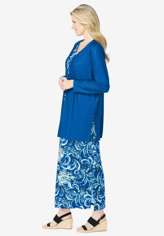 Tropical Jacket and Dress Set image number null