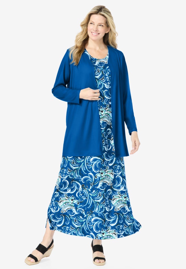 Tropical Jacket and Dress Set image number null