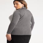 Colorblock Layering Turtleneck image number null