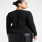 Lace Trim V-Neck Top image number null