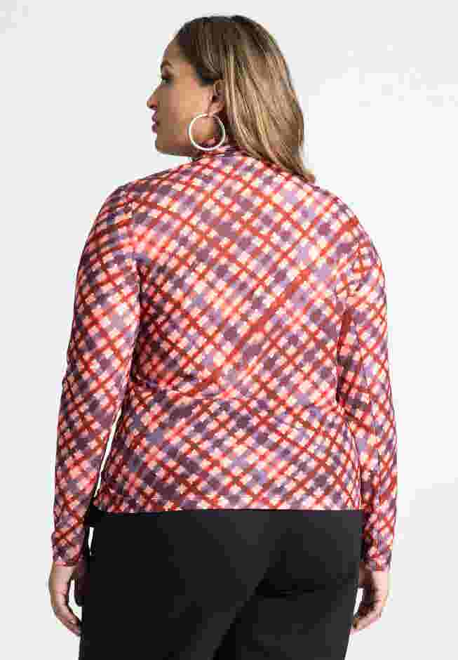 Twist Neck Long Sleeve Top image number 2