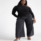 Asymmetric Off The Shoulder Top image number null