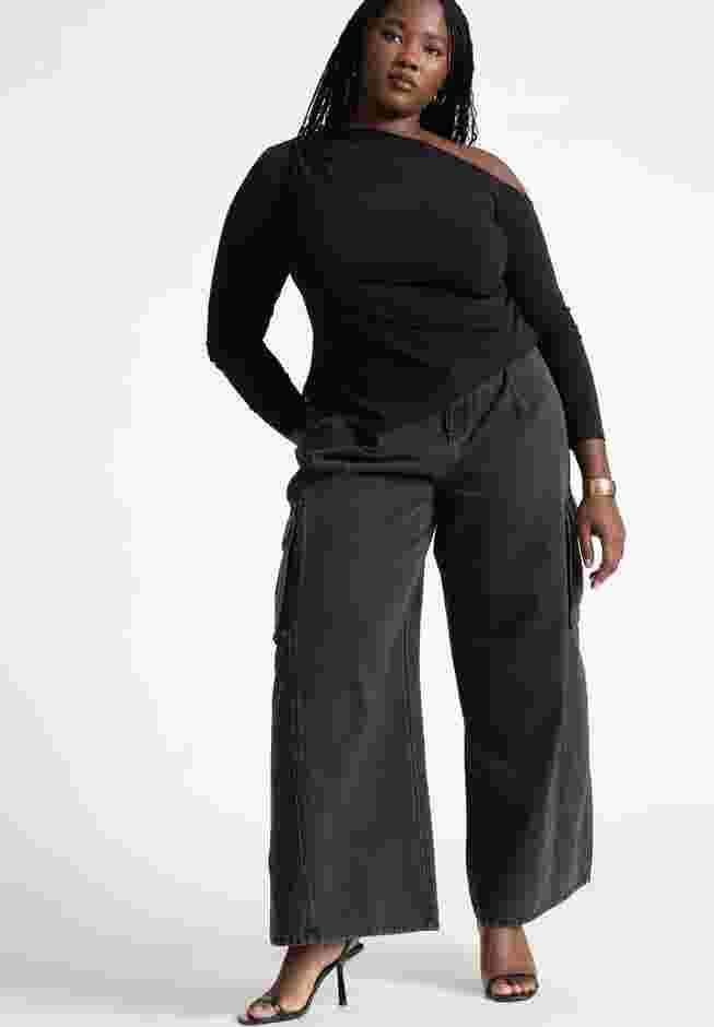 Asymmetric Off The Shoulder Top image number 3