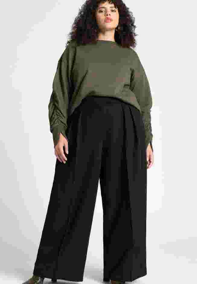 Shirred Sleeve Sweatshirt image number 2