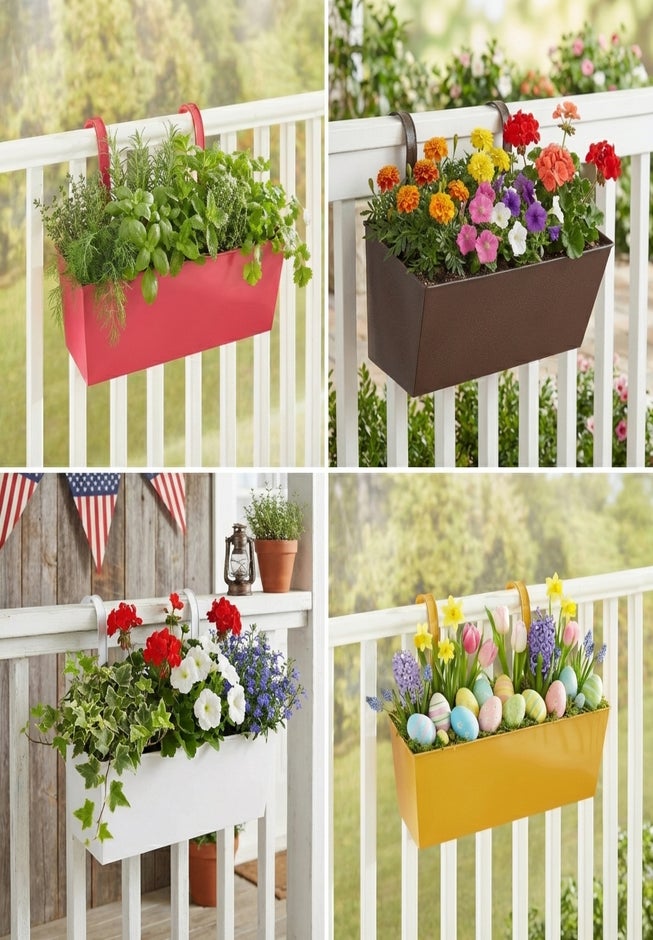 Rectangular Hanging Planter image number 4