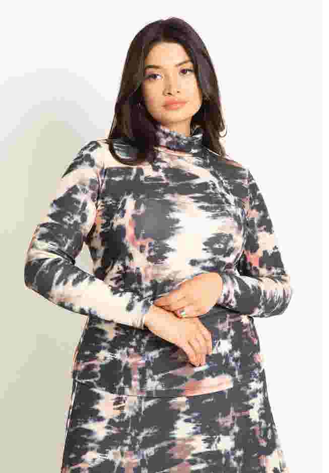 Printed Turtleneck image number 0